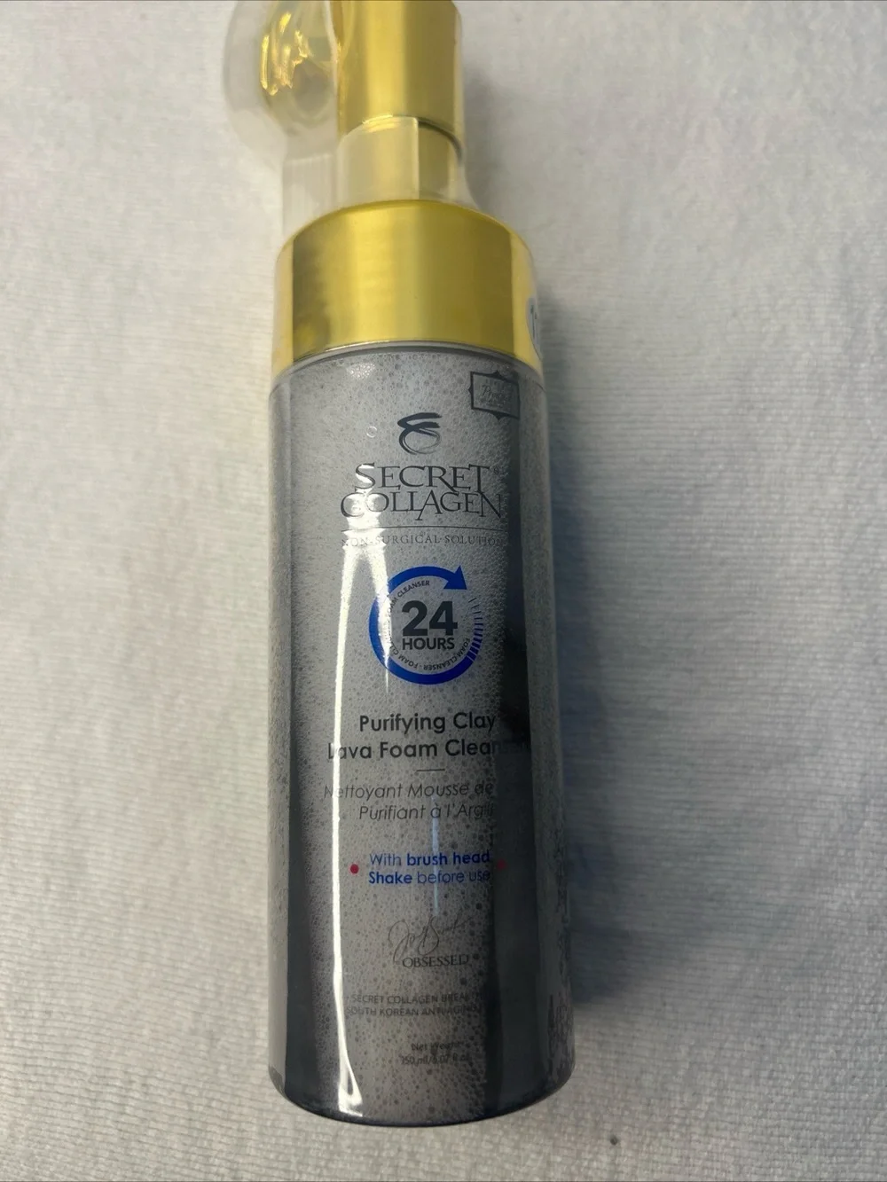 Purifying Cleansing Foam in Gold and Silver